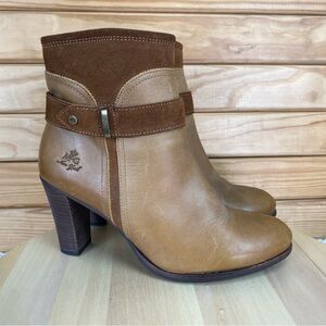 McGregor New York McG Ankle Boots Heel Booties Leather Suede 41 EUR Western Fall